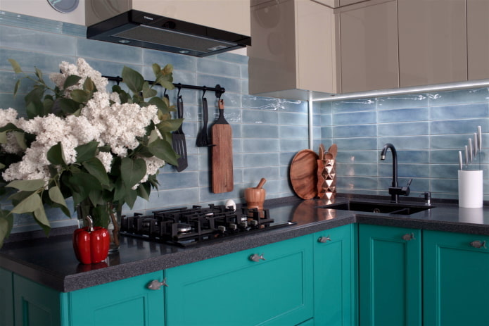 płytki na kuchennym backsplash