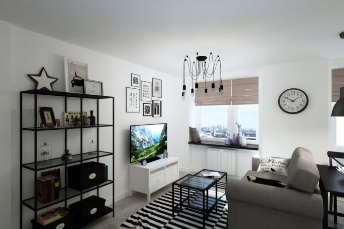 studio design 33 m2.