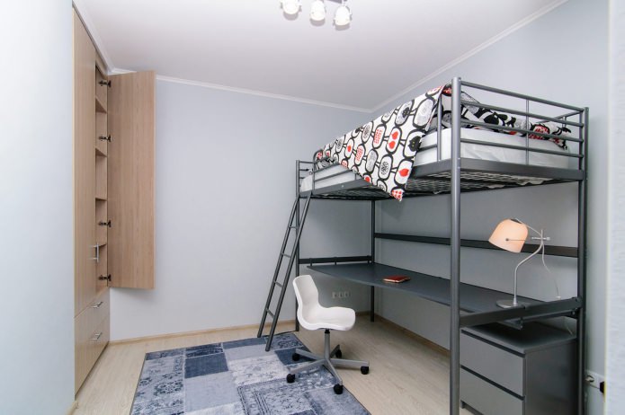 Jednopokojowe mieszkanie 44 m2 z pokojem dziecięcym