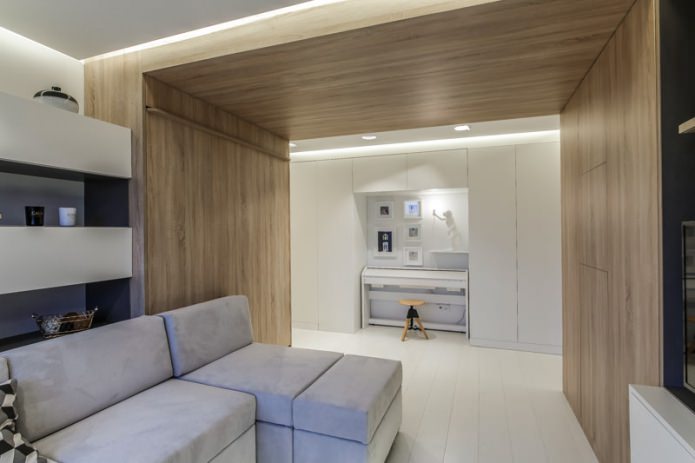 Sufit laminowany we wnętrzu