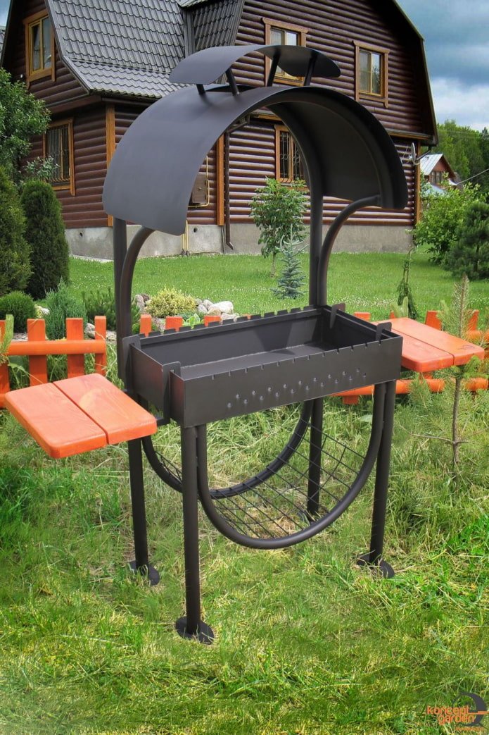 duży grill prefabrykowany