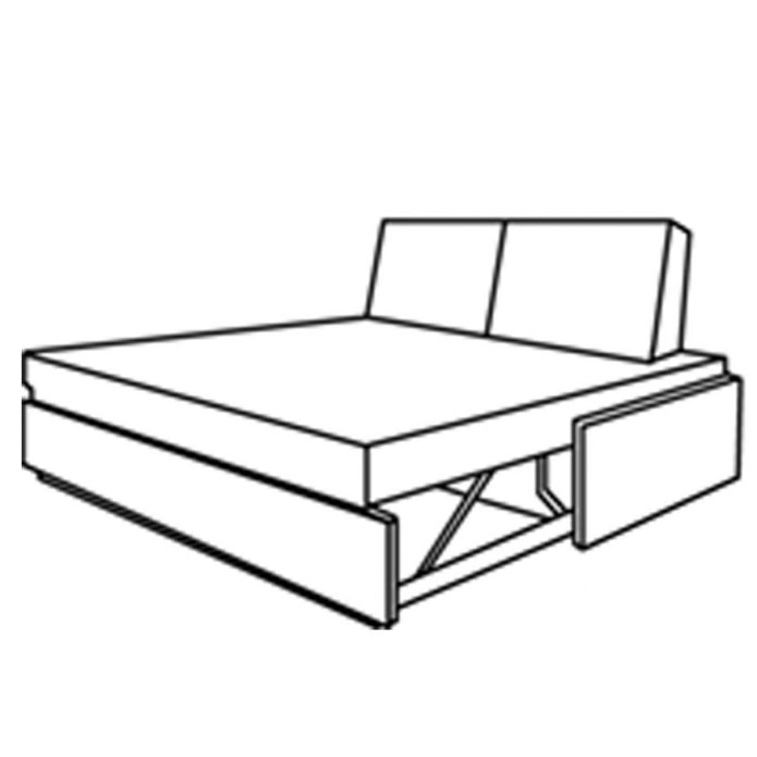 rozłożona sofa delfin