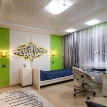 Sufit napinany do pokoju dziecięcego: 60 najlepszych zdjęć i pomysłów-0