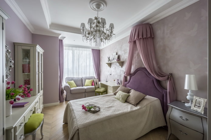 wnętrze pokoju dziecięcego w stylu neoklasycystycznym