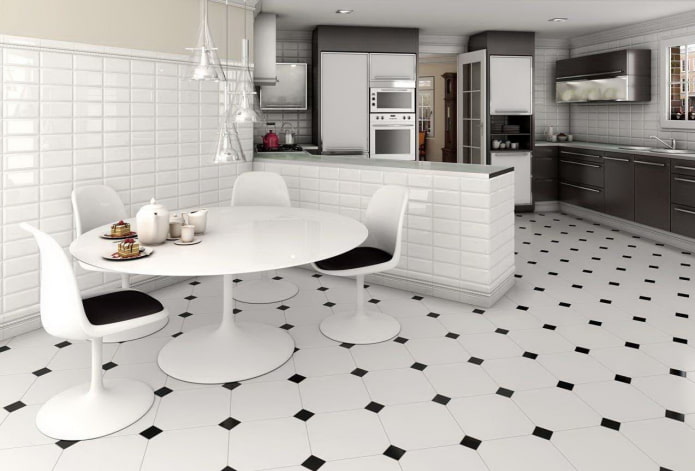 podłoga z płytek porcelanowych