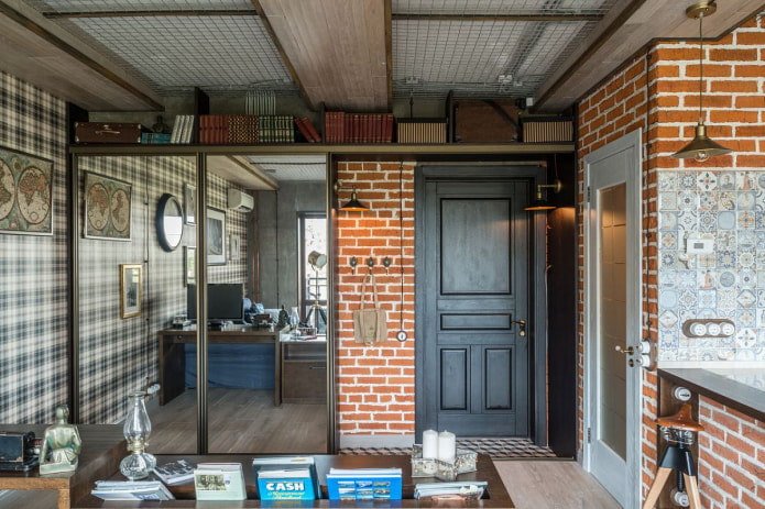 pokój w stylu loft