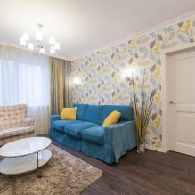 Tapeta we wnętrzu salonu-18
