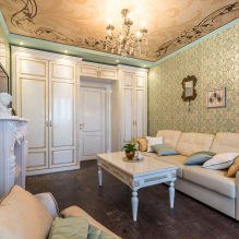Tapeta we wnętrzu salonu-11