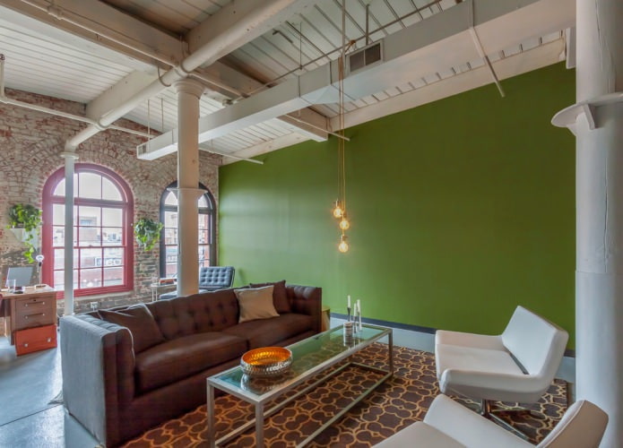 loft w salonie