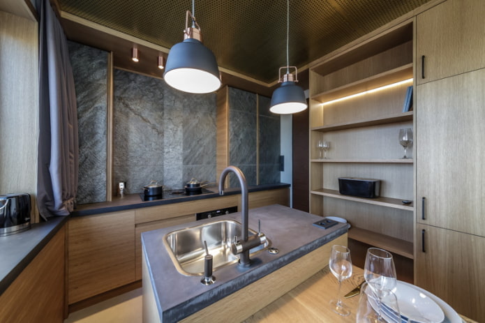 oświetlenie w stylu loft