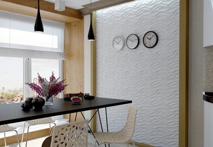 Panel PVC we wnętrzu kuchni