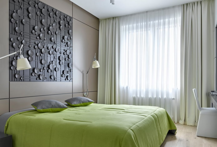 panel ścienny we wnętrzu w nowoczesnym stylu