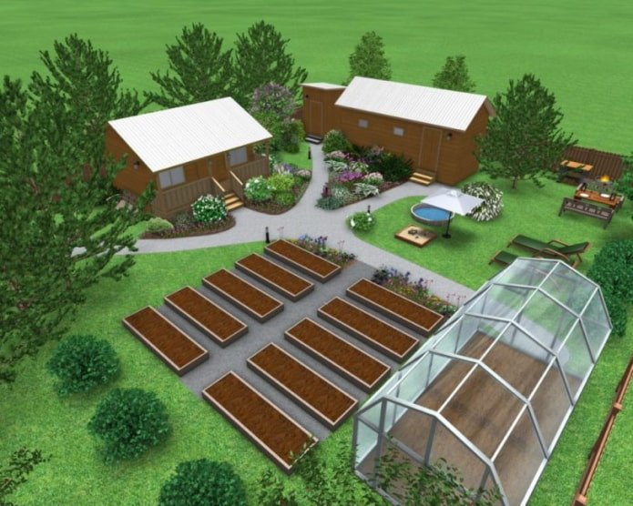 plan działki pod domek letniskowy