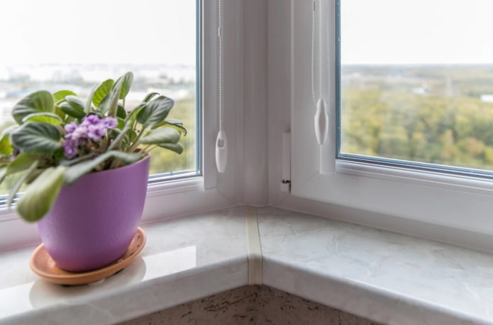 plastikowy parapet pod marmur