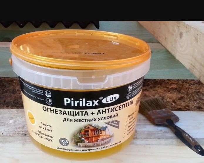 środek ognioodporny plus antyseptyk do drewna