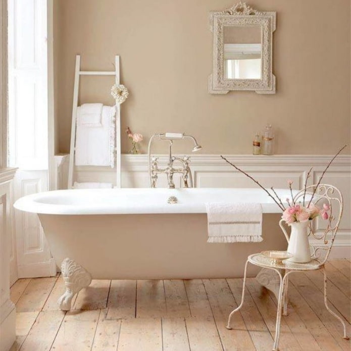 Łazienka w stylu shabby chic