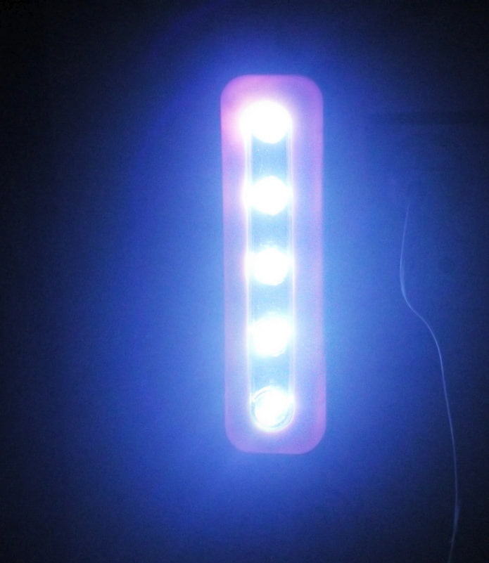 Lampa w działaniu