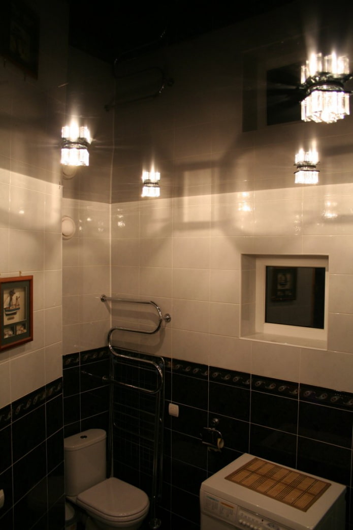 sufit napinany w łazience
