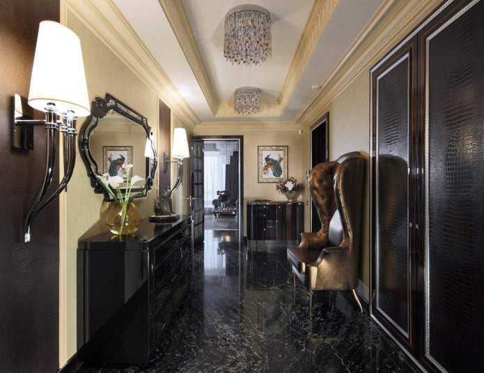 Korytarz w stylu art déco
