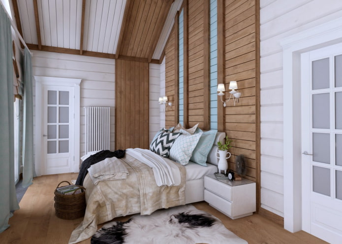 sypialnia hygge