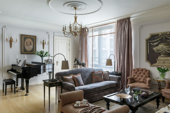 salon z pianinem