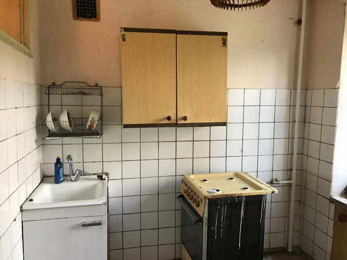 Kuchnia w budynku Chruszczowa