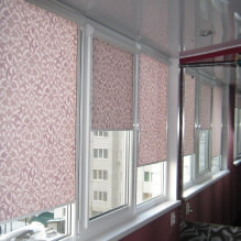 Rolety na balkon lub loggię: rodzaje, materiały, kolor, wzornictwo, mocowanie-1