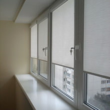 Rolety na balkon lub loggię: rodzaje, materiały, kolor, wzornictwo, mocowanie-2