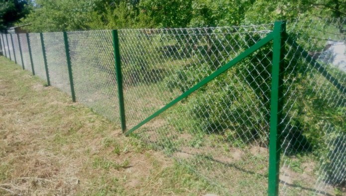 Ogrodzenie z siatki łańcuchowej