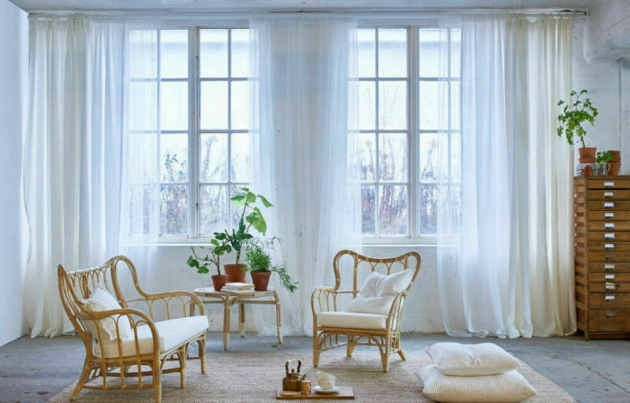 tiul ikea w salonie