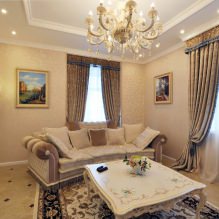 Zasłony do salonu: 70 stylowych pomysłów na zdjęcia we wnętrzu-1