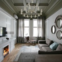 Zasłony do salonu: 70 stylowych pomysłów na zdjęcia we wnętrzu-12