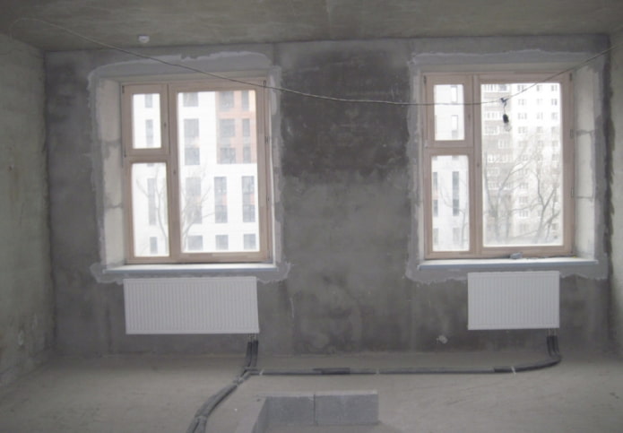 ściany betonowe