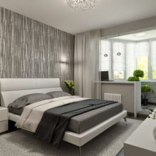 Nowoczesny projekt sypialni z balkonem-7