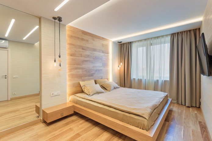 dekoracja sypialni w stylu minimalistycznym