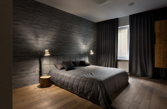 wnętrze sypialni w stylu minimalistycznym