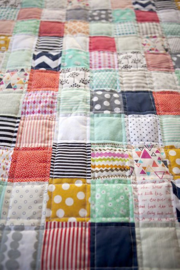 Patchwork z prześcieradeł