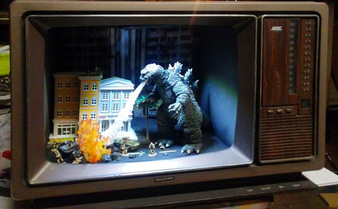Scena z filmu Godzilla