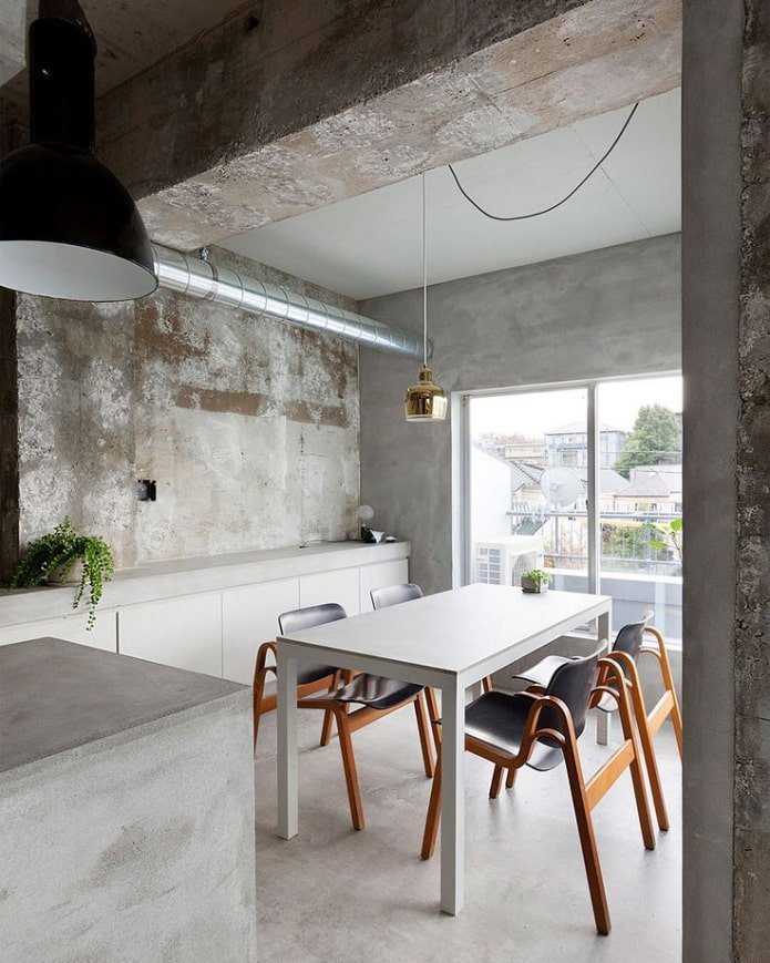 kuchnia w stylu loft