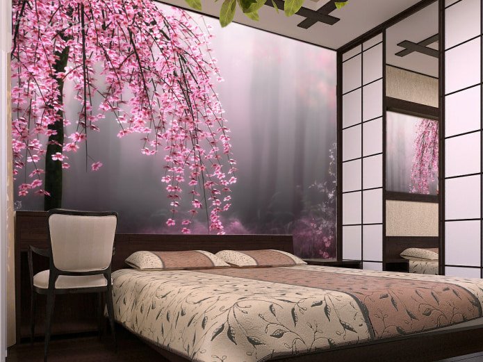 sakura na tapecie