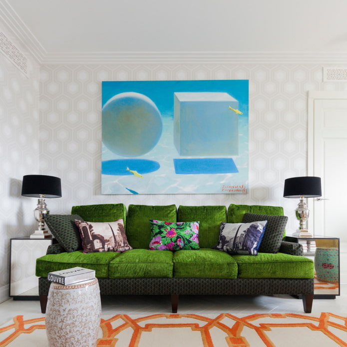 zielona sofa