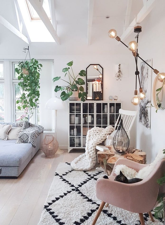 poddasze w stylu hygge