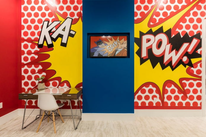 pop art wall decoration