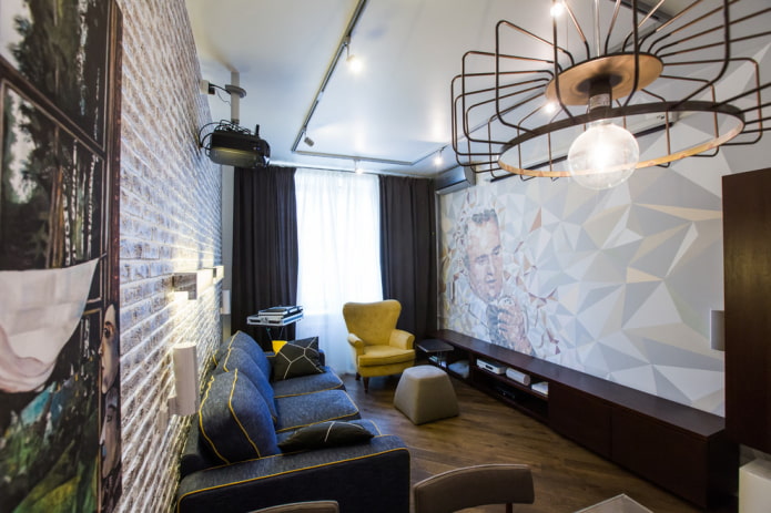 Salon w stylu eklektycznym