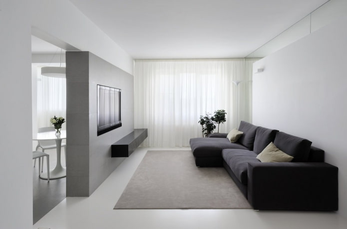 Minimalizm w salonie
