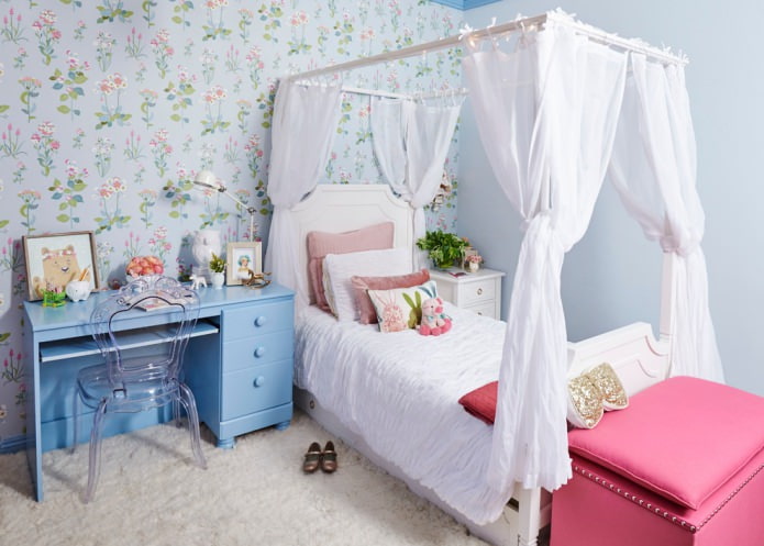 Shabby chic w pokoju dziecięcym