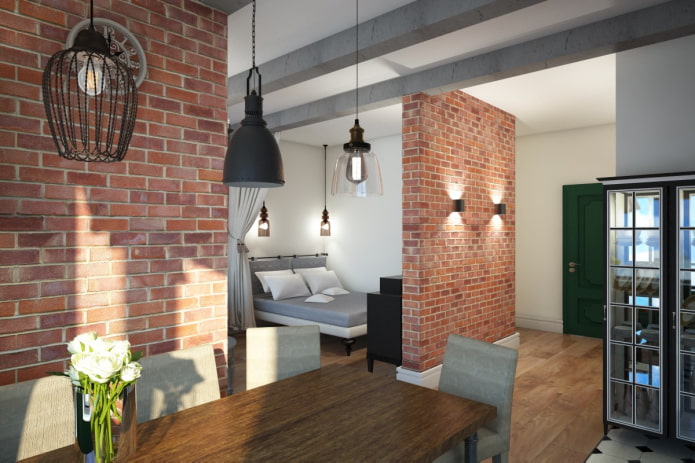 oświetlenie w studiu w stylu industrialnym