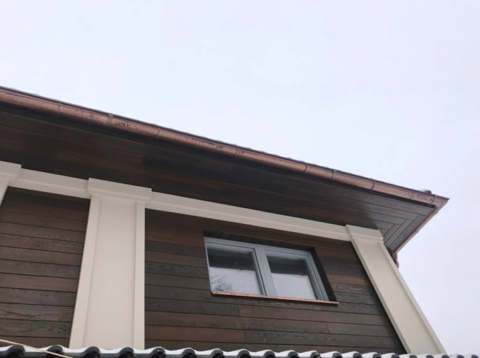 wykończenie elewacji drewnem