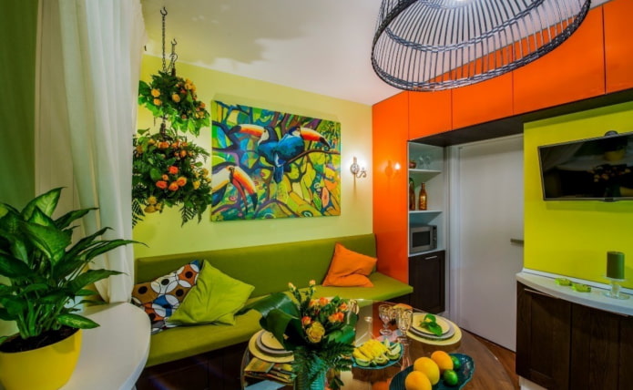 połączenie z zielenią zgodnie z Feng Shui