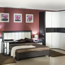 Szafa narożna w sypialni: rodzaje, zawartość, wymiary, design-15
